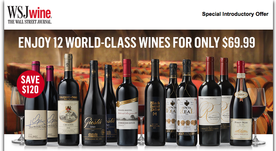 WSJ Wine Discovery Club Offer Code