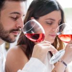 Oenophiles Drinking Wine