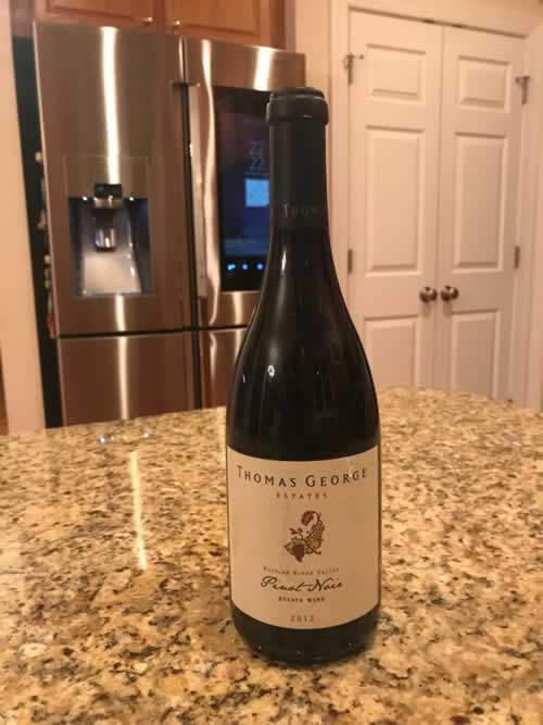 Thomas George Estates Pinot Noir 2012