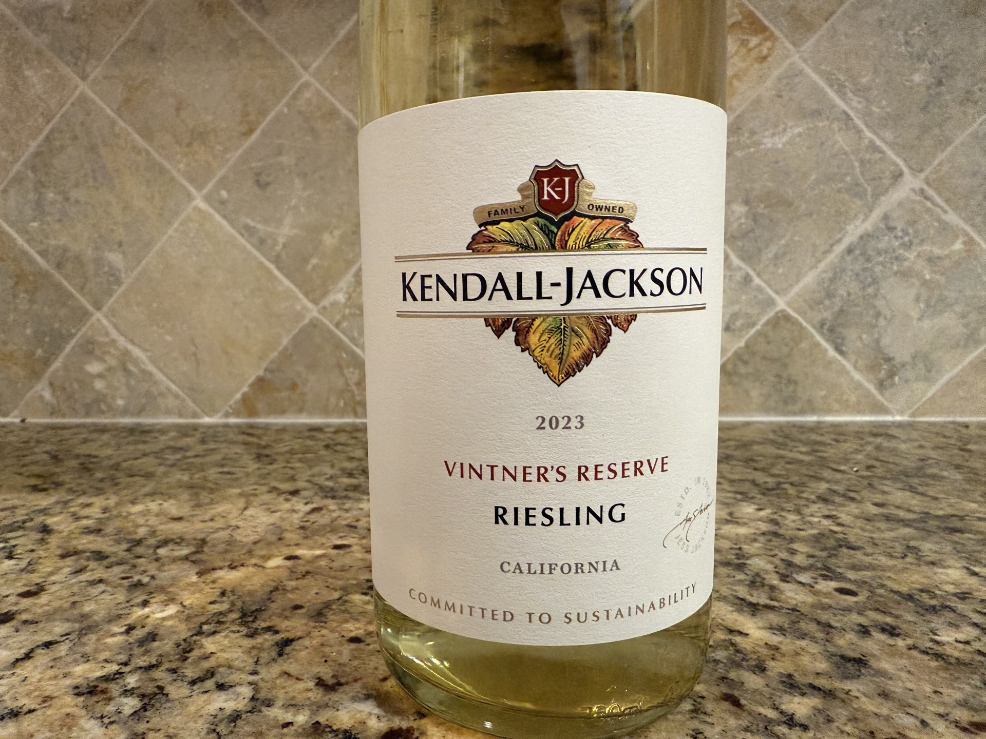 kendall jackson riesling wine